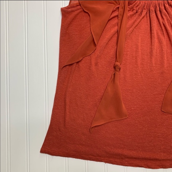 Anthropologie—Deletta—Dark Orange Top - Picture 5 of 16